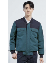 WM-J1704(점퍼),FABRIC : POLYESTER 65% RAYON 35%, •COLOR : DARK GREEN, SIZE : M, L, XL, 2XL, 3XL, 시보리 점퍼