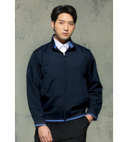 A-803B,Polyester 75% Ice Max 25% (냉감 소재)   C O L O R  진곤색 (DARK NAVY)   S I Z E  M / L / XL / 2XL / 3XL / 4XL / 5XL ‌ ‌ ‌ ‌- 가볍고 부드러우며 통기성이 좋은 ICEMAX 원단 사용 ‌ ‌- 차이나식 카라에 배색 포인트  ‌‌- A-803과 다른 부분은 소매 밑단과 하단 배색