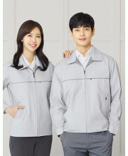 UBS 252,POLYESTER 65%, RAYON 35% 제전복 / 남녀 공용 / 정전기 방지 / 전자파차단 LIGHT GREY Size: S / M / L / XL / 2XL / 3XL / 4XL