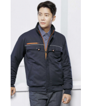 WM – J6102 작업의 효율성과 안전성을 고려한 심플한 스타일.  FABRIC  POLYESTER 65% RAYON 35% (T/R) COLOR  NAVY SIZE  M, L, XL, 2XL, 3XL, 4XL