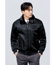 UBS 1307 NYLON 100% BLACK Size: M / L / XL / 2XL / 3XL / 4XL 견장 항공 점퍼