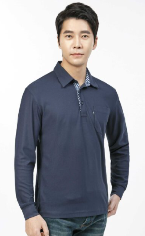 TS–1901, POLYESTER 100% COLOR NAVY   COOLON 수분이 빨리 흡수되고, 신속하게 건조 되도록 설계된 쿨론의 상쾌한 소재, 사이즈 M~4XL