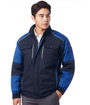 KSK 201  제품소재  겉감:POLYESTER 65% RAION 35% 충전재:솜  특징  SIMPLE & MODERN  정전기 방지안감  사이즈  M /L /XL /2XL /3XL /4XL