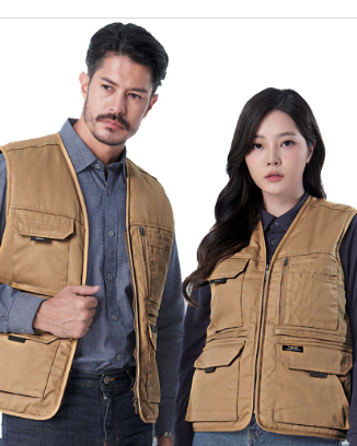 TC-501 BROWN, TC-501(NA) 공구 포켓 면 패딩조끼,COTTON 100% 사이즈	S, M , L , XL , 2XL , 3XL , 4XL, 5XL , 원단 POLYESTER 100% / NYLON 100% 특징 EN ISO 20471 적합 반사띠 특징2 옆선 둘레 조절 가능 충전재 none