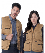 TC-501 BROWN, TC-501(NA) 공구 포켓 면 패딩조끼,COTTON 100% 사이즈	S, M , L , XL , 2XL , 3XL , 4XL, 5XL , 원단 POLYESTER 100% / NYLON 100% 특징 EN ISO 20471 적합 반사띠 특징2 옆선 둘레 조절 가능 충전재 none