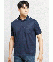 T1, POLYESTER 100% 국내산 원단, 반팔 NAVY Size: S / M / L / XL / 2XL / 3XL / 4XL