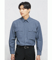 UBS402, COTTON 100% 청해지 / 상의 INDIGO BLUE Size: 95~120