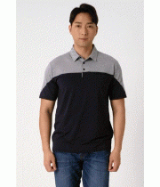 HN-T,Polyester 92% Span 8%   C O L O R  곤색 (NAVY) / 연회색 (LIGHT GRAY)   S I Z E  M / L / XL / 2XL / 3XL / 4XL / 5XL ‌ ‌ ‌ ‌- 신축성이 있는 국산 스판 원단을 사용  - 상하로 간결하게 나뉜 배색과 가슴 주머니가 포인트  ‌- 신축성이 좋고 부드러워 착용감이 좋고 활동성이 뛰어남