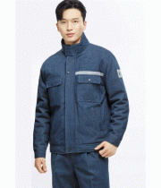 WM–J812 .WM – P910 보온재(패딩) 처리 (상의) WM-J812 FABRIC  COTTON 80%(청지) / POLYESTER 20% COLOR  BLUE SIZE M, L, XL, 2XL, 3XL, 4XL (하의) WM-P910  FABRIC  COTTON 80%(청지) / POLYESTER 20% COLOR  BLUE SIZE  28~42 INCH