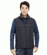 WM–V222 내부전체 폴라폴리스 처리로 보온성 좋음 야광테이프 처리됨 FABRIC  POLYESTER 100% (BONDING) COLOR  NAVY SIZE  M, L, XL, 2XL, 3XL, 4XL