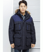 WM–K1601 원단에 얇은 코팅으로 부드러운 촉감, 눈 비에 대한 강한 반발력, POLYESTER 100% COLOR  NAVY SIZE  M, L, XL, 2XL, 3XL, 4XL