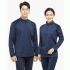 TS–6001 기모소재 티셔츠, 부드럽고 보온성이 뛰어난 기모 원단, POLYESTER 100% COLOR  NAVY SIZE  M, L, XL, 2XL, 3XL, 4XL