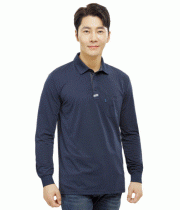 TS–2308, COOL T-SHIRTS 냉감성, 내구성, 활동성, 쾌적한 착용감, POLYESTER 94% / PU 6% COLOR NAVY SIZE  M, L, XL, 2XL, 3XL, 4XL