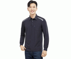 TS–2102,  시원한 냉감성을 그대로 담은 티셔츠,POLYESTER 93% PU 7% (싱글스판) COLOR  DARK NAVY(메란지) SIZE  M, L, XL, 2XL, 3XL, 4XL