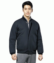 WM–J918 시보리 점퍼,POLYESTER 65% / RAYON 35% (TR) COLOR  NAVY SIZE  M, L, XL, 2XL, 3XL, 4XL