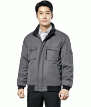 WM–J805, 카라 내부에 보온성 좋은 코듀로이원단 처리, 손목 밑단 시보리 형태, POLYESTER 65% / RAYON 35% (TR MERANGE) COLOR  GREY SIZE  M, L, XL, 2XL, 3XL, 4XL