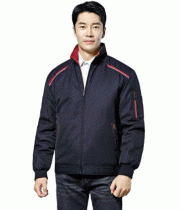 WM–J1304 카라내부에 보온성 좋은 폴라폴리스처리 손목 시보리 형태, POLYESTER 65% RAYON 35%(TR) COLOR  NAVY / WINE SIZE  M, L, XL, 2XL, 3XL, 4XL