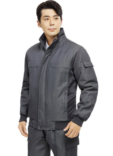 WM–J704 손목, 밑단 시보리 형태 보온재 솜 (패딩 퀄팅)  (상,하의) WM-P704 POLYESTER 65% / RAYON 35%(TR) COLOR  D/GREY SIZE   (상의) M, L, XL, 2XL, 3XL, 4XL (하의) 28 ~ 42inch