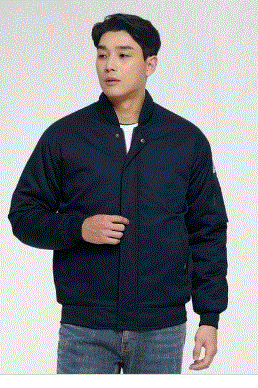 TB-38 소재 POLYESTER 65%, COTTON 35% 사이즈	M , L , XL , 2XL , 3XL , 4XL 색상	NAVY (네이비) 특징 YKK 지퍼 사용 충전재	패딩