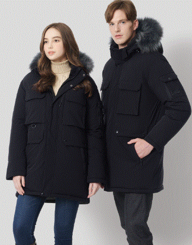 MK-4075 / 경량패딩파카 소재 NYLON 88% SPAN 12% 사이즈 M , L , XL , 2XL , 3XL , 4XL, 5XL 색상	BLACK 충전재 오리털(솜털 80% + 깃털 20%)