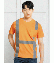 S2 POLYESTER 100%, 국내산 원단, 디자인등록, 형광 주황 ORANGE Size: L / XL / 2XL / 3XL