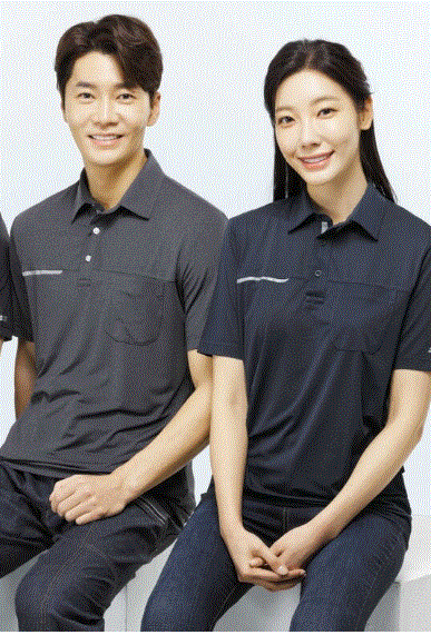 TS – 2301 신축성, 통기성, 특허번호 30-2022-0044760 FABRIC  POLYESTER 91% PU 9% COLOR NAVY SIZE  M, L, XL, 2XL, 3XL, 4XL